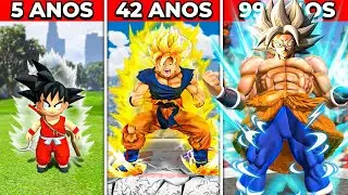 100 ANOS como o GOKU No GTA 5!!