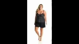 Maxine Plus Size Solid Swim Short | SwimOutlet.com