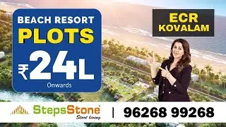 LAUNCH OFFER !! | BEACH RESORT ONROAD PLOTS IN ECR - KOVALAM JUST AT ₹24L* ONWARDS