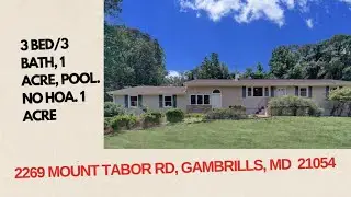 Assumable VA loan. Income-Ready Home with Private Pool.  Schools among best in DMV.  No HOA.