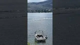 Beautiful British Columbia, Canada. Osoyoos lake. The warmest place in Canada.