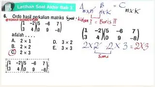 6.Ordo perkalian  matriks (1  -2 )(5  -6  7) adalah.. matematika xi sma halaman 157
