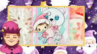 Beyond Paper: Exploring Hybrid Cardmaking #2024holidaycardseries Day 22