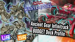 Ancient Gear Infinitrack BUDGET Deck Profile Yu-Gi-Oh! Master Duel [6UR/7SR] + Commented Replay