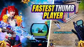 BGMI Fastest Thumb Player 😱 | 1vs4 Clutch Fastest Thumb Control Ever