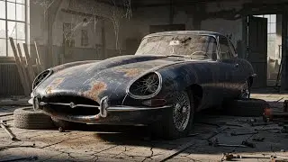ASMR Car Restoration Full Rebuild of 1961 Jaguar E-Type Series 1 | From Abandoned to Brand New