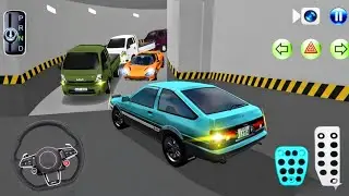 New Toyota AE86 🚗 Stuck in Parking Building 🅿️ | 3D Driving Class 2026 | Android Car Game Gameplay