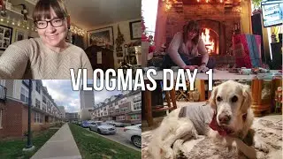 VLOGMAS 2022 Day: 1 Gift Wrapping,  Cozy Fires + Uni Fun