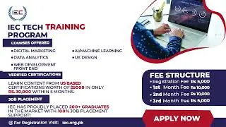 Registrations Open - IEC Tech Training Program