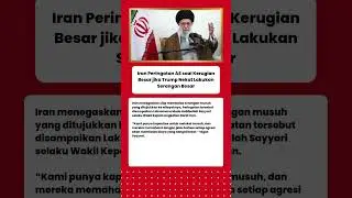 Iran Peringatan AS soal Kerugian Besar jika Nekat Serang Iran