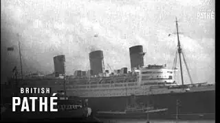 Queen Mary Towed In Dock (1930-1939)