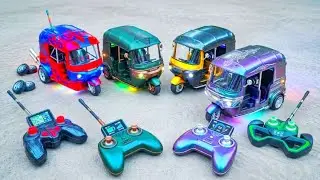 CNG Auto Rickshaw | Remote control Auto Rickshaw | DC motor Remote control Toys | DC motor RC car 