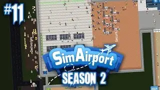 SimAirport Season 2 #11 New Flooring And Rest Areas