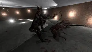 Dark souls  slave knight gael vs Dead space tripod boss --Gmod Arena--