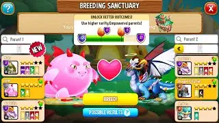 NEW BREEDING: Gummy Dragon vs Fallen Angel Dragon | DRAGON CITY 2021 😍