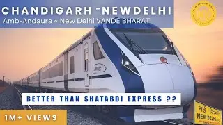 22448 VANDE BHARAT EXPRESS |  Journey and food Review| Chandigarh to New Delhi