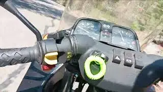 Crossing Ebbetts Pass  September 2025 on a BMW K75 motorcycle