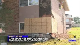 Driver crashes into, severely damages apartment building in eastern Colorado Springs