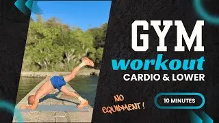10 Minutes CARDIO & LOWER BODY - New Moves - Core & Balance #fitness #abs #cardio #cardioworkout