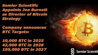 I&rsquo;ve been appointed to Director of Bitcoin Strategy at Semler Scientific ($SMLR).