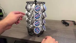 K-Cup Coffee Pod Storage Spinning Carousel Holder - 24 ct, Black - Review