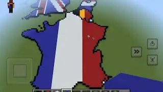 How to build a small scale world map in Minecraft part 2: France & Benelux