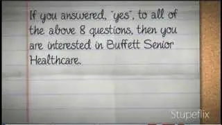 Buffett Senior Healthcare - Come Make Money With Buffett Senior Healthcare, Corp.