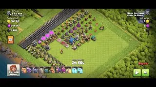 Beef Bulgogi Burger vs Clash to Clans | COC Defenseless Town Hall 12 Classic Scenery Attack | V 5