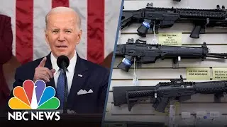 'Let's finish the job and ban these assault weapons,&rsquo; says President Biden