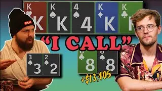 My BIGGEST Cash Session EVER & Called With 8 High