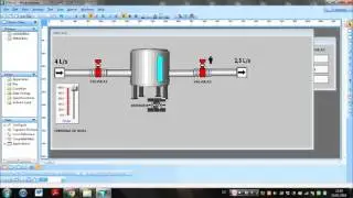 5. SCADA Intouch: Depósito controlado con consigna