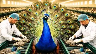 Inside the World&rsquo;s Largest Peacock Factory: Millions Raised Through High-Tech Systems