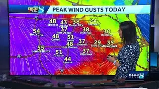 Iowa weather: See the highest wind gusts recorded Thursday