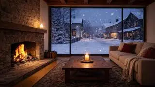 Quiet Winter Jazz  Smooth Background Music for Studying