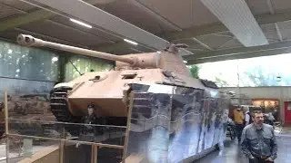 Real remote controlled Panther tank at Technik Museum Sinsheim.