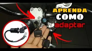 Como Instalar Chave de MOTO na  Bike MOTORIZADA da Forma Certa