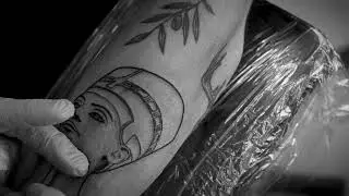 Black and grey tattooing