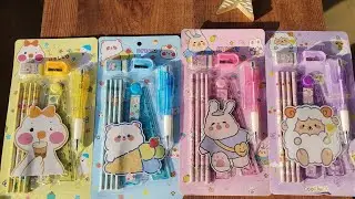 PENCIL CASE FILLING ASMR//what is my pencil box🙄😎#asmr #stationary #cutestationery#pencilbox#cute💓👋
