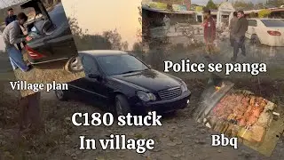 C180 stuck in village 😩☹️ #village #c180 