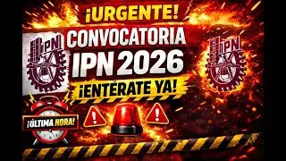 📢 Convocatoria IPN 2026 EXPLICADA EN VIVO | Fechas, requisitos y puntos clave 🚨