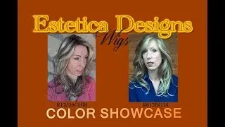 Estetica Designs Wigs Color Comparison R613BG14 and R1226CHM