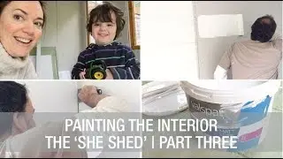 The She-Shed &mdash; Painting The Interior
