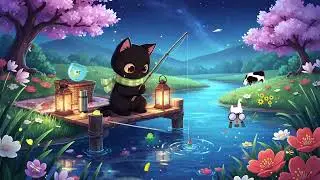 Peaceful Fishing Vibes 🎣 Cat Sleep Music to Relax, Nap 🐱 Cat Sleep Music to Relax