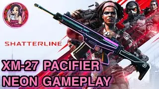 Shatterline - XM-27 Pacifier Neon Gameplay