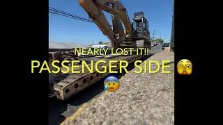 Truck wash Yard moves 325 Cat #grinch #semi  #trucking #carwash #peterbilt #construction #equipment 