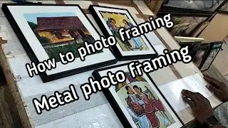 how to assemble (and) hang metal picture Frames (and) poster frames 🔳