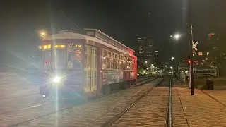 New Orleans RTA Red Streetcar (Line 49) Full Ride