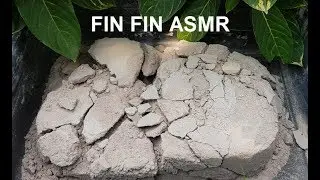 ASMR : Sand+Cement Crumbling and Shaving #173