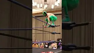 Shooting Star Press🔥 #luchalibre #lucha #wrestling #prowrestling #indywrestling #wwe #aew #shorts