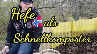 Hefe die preiswerte Alternative zum Schnellkompost. Im Garten.